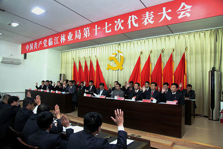 中国共产党临江林业局第十七次代表大会隆重召开