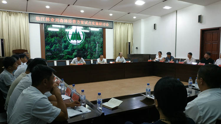 临江林业局召开森林经营方案试点实施研讨会
